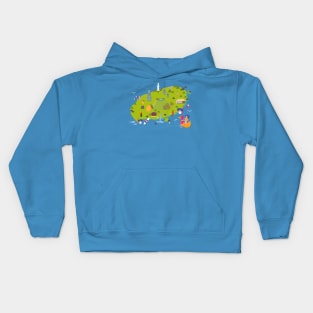 Jeju Island Kids Hoodie